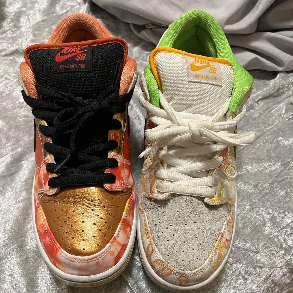 street hawker dunks size 9.5 in men